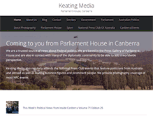 Tablet Screenshot of keatingmedia.com.au